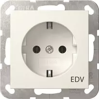 GIRA 445803 SCHUKO Aufdruck EDV System 5 kištukinis lizdas
