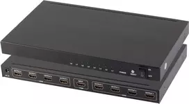 HDMI skirstytuvas ShiverPeaks SP05-03008 1x8 Metal 4K 30Hz