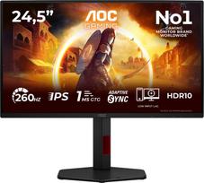 AOC G4 25G4ZR computer monitor 62.2 cm (24.5") 1920 x 1080 pixels Black, Red
