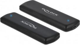 Delock External USB Type-C Combo Enclosure for M.2 NVMe PCIe or SATA SSD