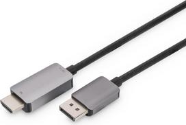 Digitus DisplayPort Adapterkabel DP->HDMIA St/St 8K 1,8m sch