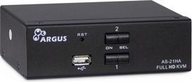 Inter-Tech AS-21HA HDMI KVM switch Black