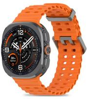 Oranžinė apyrankė Samsung Galaxy Watch Ultra 1 / 2 2024-2026 (47 mm) laikrodžiui "Tech-Protect Iconband Pro"