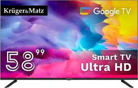 No Name Telewizor Kruger&Matz 58" UHD smart DVB-T2/S2 H.265 Hevc