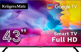 No Name Telewizor Kruger&Matz 43" FHD Google TV,  DVB-T2/S2/T/C   H.265 HEVC