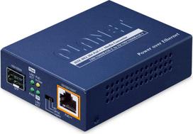 Planet 1-Port 100/1000X SFP to network media converter Blue