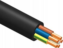 Przewód Śląsk Kabel ziemny elektroenergetyczny YKY 5X4mm2 0,6/1kV bęben NKT 112271058D0500 | YKY5X4 | 5907802032794