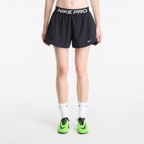 Nike Pro Women's Dri-FIT Mid-Rise Brief-Lined 3" Woven Shorts Black/ White - Dydis M (IQ0784-010 Šortai)
