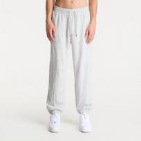 Jordan Brooklyn Fleece Men's Pants Neutral Grey/ Htr/ University Red - Dydis M (IM8890-054 Kelnės)