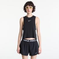 Nike Pro Women's Dri-FIT Tank Top Black/ White - Dydis M (IM9967-010 Marškinėliai)