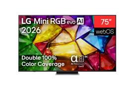 LG 75MRGB87B3B 75" (189 cm) 4K Mini RGB evo Smart TV LG