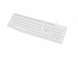 Natec   Keyboard   Nautilus NKL-1951   Keyboard   Wired   US   White   USB Type-A   390 g