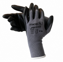 4PRO - nailoninės pirštinės su mikroputų nitrilo danga (Dydis: XXL / 11) 4PROP210/11/XXL