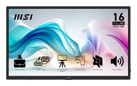 "MSI PRO MP165DE E6 40cm (16"") FHD"