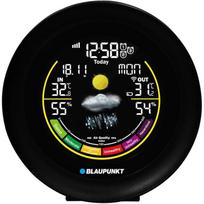 Blaupunkt Oro stotis WS35BK APP, 5V 600mA, spalvotas LCD, laikrodis, žadintuvas, UV indeksas, PM2.5