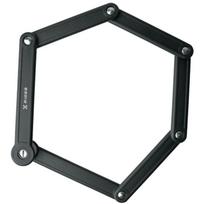 Manta Segmentu sulankstomas dviračių spyna XR00FL01, 85cm, 8.5mm, kietas SS400 plienas, 0.74kg, raktų spyna, juoda
