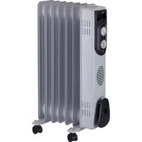 Jata Šildytuvas R107 DB, 1500W, 3 galios lygiai, reguliuojamas termostatas, apsaugos nuo perkaitimo, sukamosios ratukai