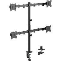 Sbox Monitorių laikiklis LCD-352/4-3, 4x10kg, 17''-32'', VESA 75x75/100x100, nuolydis +45°/-45°, sukimas +90°/-90°
