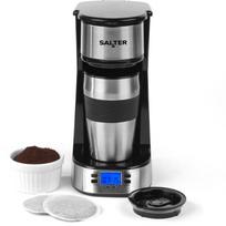 Salter Kavos aparatas EK2732FVDE, 750W, nerūdijančio plieno, skaitmeninis, plaunamas filtras, malta kava/kavos kapsulės