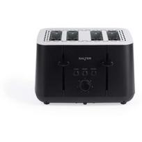 Salter Kuro 4-Slice Toaster EK5565MBLKFVDE, 1850W, 4 riekelės, 7 rudos lygiai, atšildymas, pakartotinis šildymas