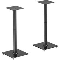 Sbox Garsiakalbio stovai SB-76L, SB-76L, 300x300x765mm, 25kg, juoda su smulkia tekstūra, grūdintas stiklas, plienas, plastikas