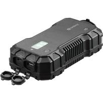 Sandberg Jumpstarter Powerbank 10000 420-98, 10000 mAh, 5V/2A, 9V/2A, USB-A 5V/3A, 12V 2000A, IP65, žibintuvė
