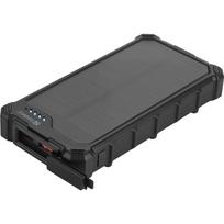 Sandberg Saulės Energijos Akumuliatorius 421-23, 10000 mAh, USB-C, USB-A, 1,25 W saulės įkrovimas, IP65, 200 lm LED apšvietimas