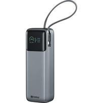 Sandberg 421-30 Powerbank, 20000 mAh, 5V/3A, 9V/3A, 12V/3A, 15V/3A, 20V/3.25A, Išmanusis ekranas, kelionėms tinkamas dizainas