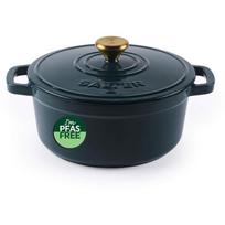 Salter Chester puodas BW14433GR, 2L, 20cm, ketaus, žalias, dangtis, suderinamas su visomis viryklėmis
