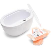 Rio Vaško šildytuvas PWAX-EU/1,1, 2400g, Skaitmeninis, Baltas, Parafino vaškas, 3 šildymo nustatymai, Automatinis išjungimas
