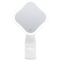 Rio Makiažo veidrodėlis MMIF-EU/1.1, baltas, LED apšvietimas, USB įkraunamas, 360° sukimas, jutiklinis valdymas