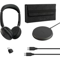 Jabra ausinės Evolve2 65 Flex 26699-999-889, 30m, stereo, 136g, 1xUSB-C, 32h muzikos atkūrimas, 20h pokalbio laikas, ANC