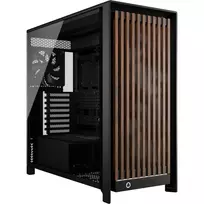 Corsair FRAME 5000D WOOD RS „Midi Tower“ Juoda, Riešutmedžio