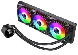 GameMax ICEBURG 360 DIGITAL BK Kompiuterio aušinimo sistema Procesorius Universalusis skystinis aušintuvas 12 cm Juoda 1 vnt