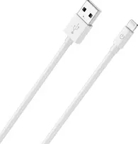 „Realpower“ USB-A – „Lightning“ kabelis, 2 m, baltas (385240)