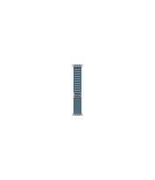 Apple 49mm Light Blue Alpine Loop - Large - Natural Titanium Finish | Apple