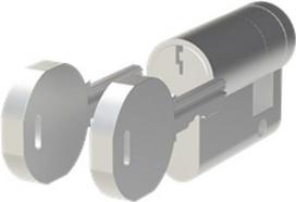 EH3AEECIN Profile Lock, 2 keys 4TBE843001C0100 | 4022903012702
