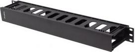 Lanberg 19" Cable managmement 1U, Type A, Plastic | AK-1703-B | Black AK-1703-B | 5901969439427
