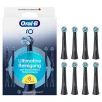 Oral-B Aufsteckbürsten iO Ultimative Reinigung Schwarz 8er Billboard
