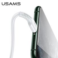 USAMS U43 USB-C į lightning greito įkrovimo laidas 30W, Juodas