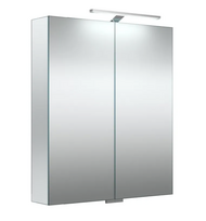 Veidrodinė spintelė Kame Garda, LED šviestuvu ir dugno apšvietimu, MC2DML/60-70/MR, 60 cm, Veidrodiniai šonai