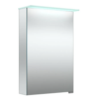 Veidrodinė spintelė Kame Vetro, šviečiančiu LED stogeliu ir dugno apšvietimu, IP44, MC3DML/46-70/MR, 46 cm, Veidrodiniai šonai
