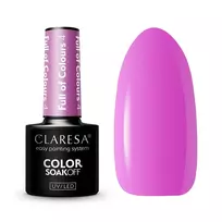 CLARESA_„Soak Off“ UV/LED hibridinis nagų lakas „Full Of Colours“ 4 Violet 5 g