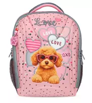 Kuprinė Belmil 338-82 Pink Heart Puppy