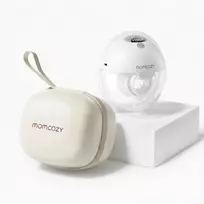 „Momcozy M5 Smart Wearable Breast Pump“ – | Krūtų siurblys su kaušeliais | Valdomas per programėlę, belaidis, vienpusis, pilkos spalvos
