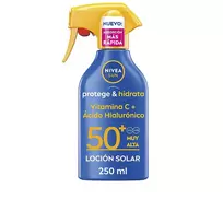 SUN PROTECTS & HYDRATES sun lotion spray SPF50+ 250 ml