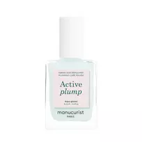 MANUCURIST_Active Plump – kolagenu praturtintas nagų lakas „Aqua Glazed“, 15 ml