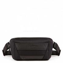 Piquadro, Trakai, Leather Fanny Pack, Juodas, 27 x 14.5 x 7.5 cm, For Men
