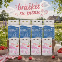 BeloCat TOFU Braškės su pienu rinkinys - 8 vnt. x 6 L