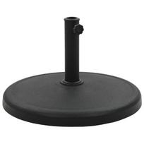 Skėčio stovas vidaXL, 19 kg, juodas, Juoda